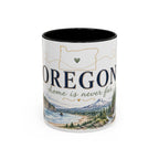 Oregon State Mug | Moving Away, Long Distance Friendship Gift | 11oz 15oz Accent Mug