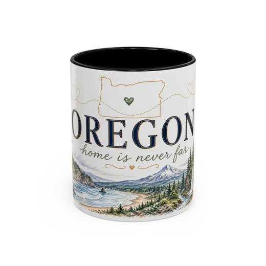 Oregon State Mug | Moving Away, Long Distance Friendship Gift | 11oz 15oz Accent Mug