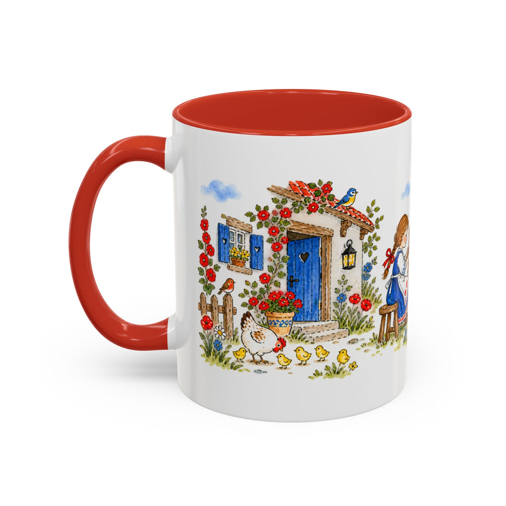 Spindle Shuttle and Needle Mug | Storybook Fairy Tale Accent Coffee Mug | EveryLegend