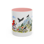 The Seven Ravens Mug | Storybook Fairy Tale Accent Coffee Mug | EveryLegend