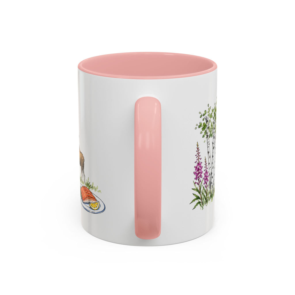 Anchorage Illustrated Travel Mug | City Souvenir Accent Coffee Mug | 11oz 15oz Ceramic Cup