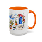 Athens Travel Mug | European City Souvenir Accent Coffee Mug | 11oz 15oz Ceramic Cup