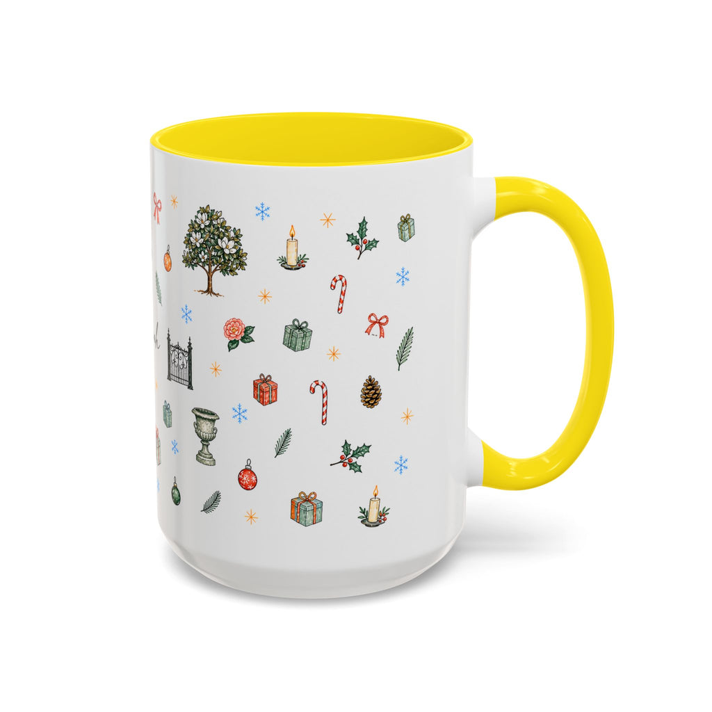 Savannah Christmas Mug | Watercolor City Souvenir, Travel Memories Cup