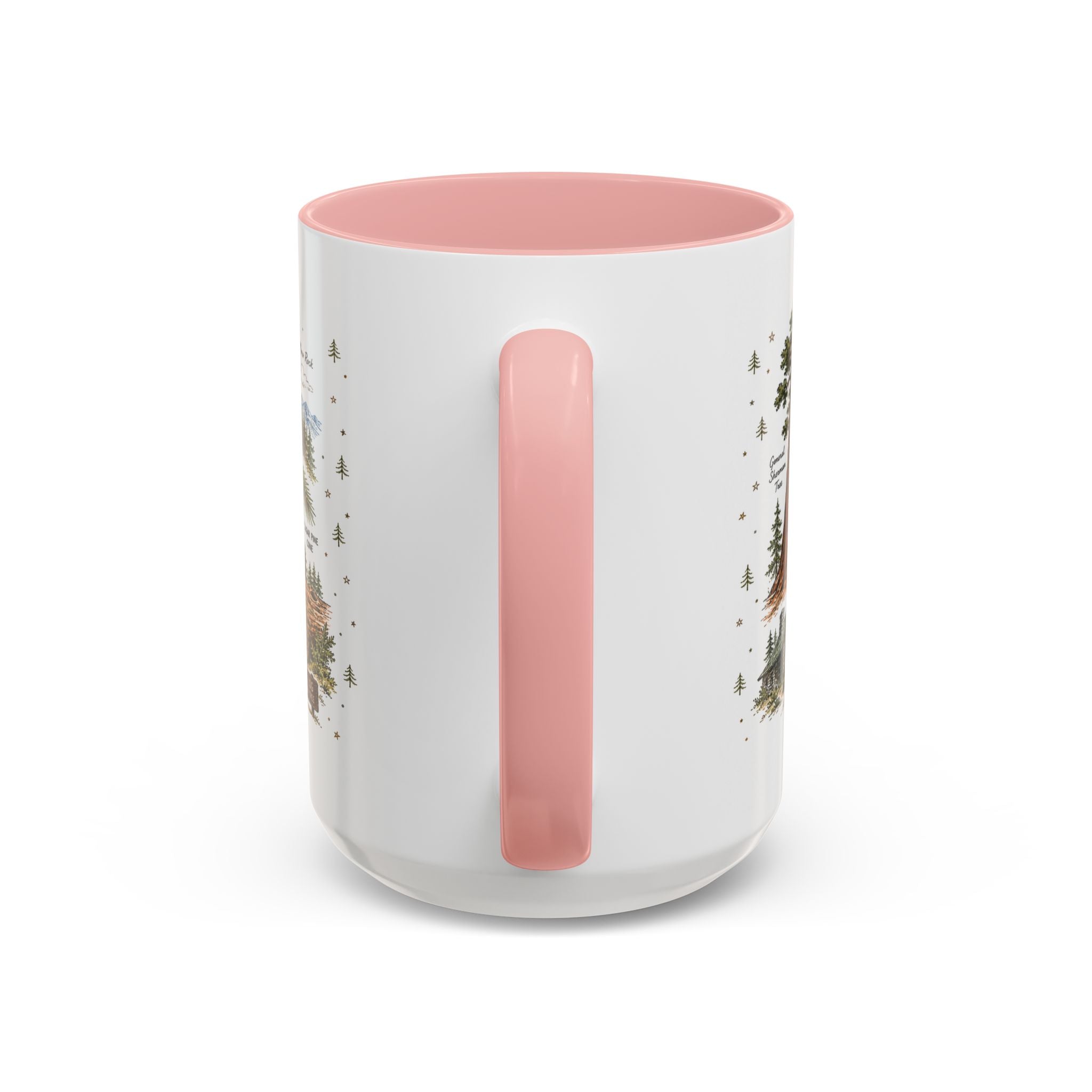 Sequoia Coffee Mug | National Park Hiking California Gift | Accent Color Ceramic 11oz 15oz