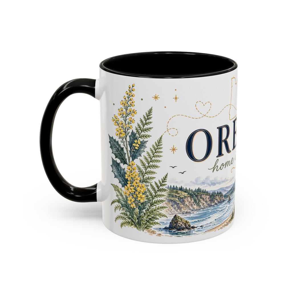 Oregon State Mug | Moving Away, Long Distance Friendship Gift | 11oz 15oz Accent Mug