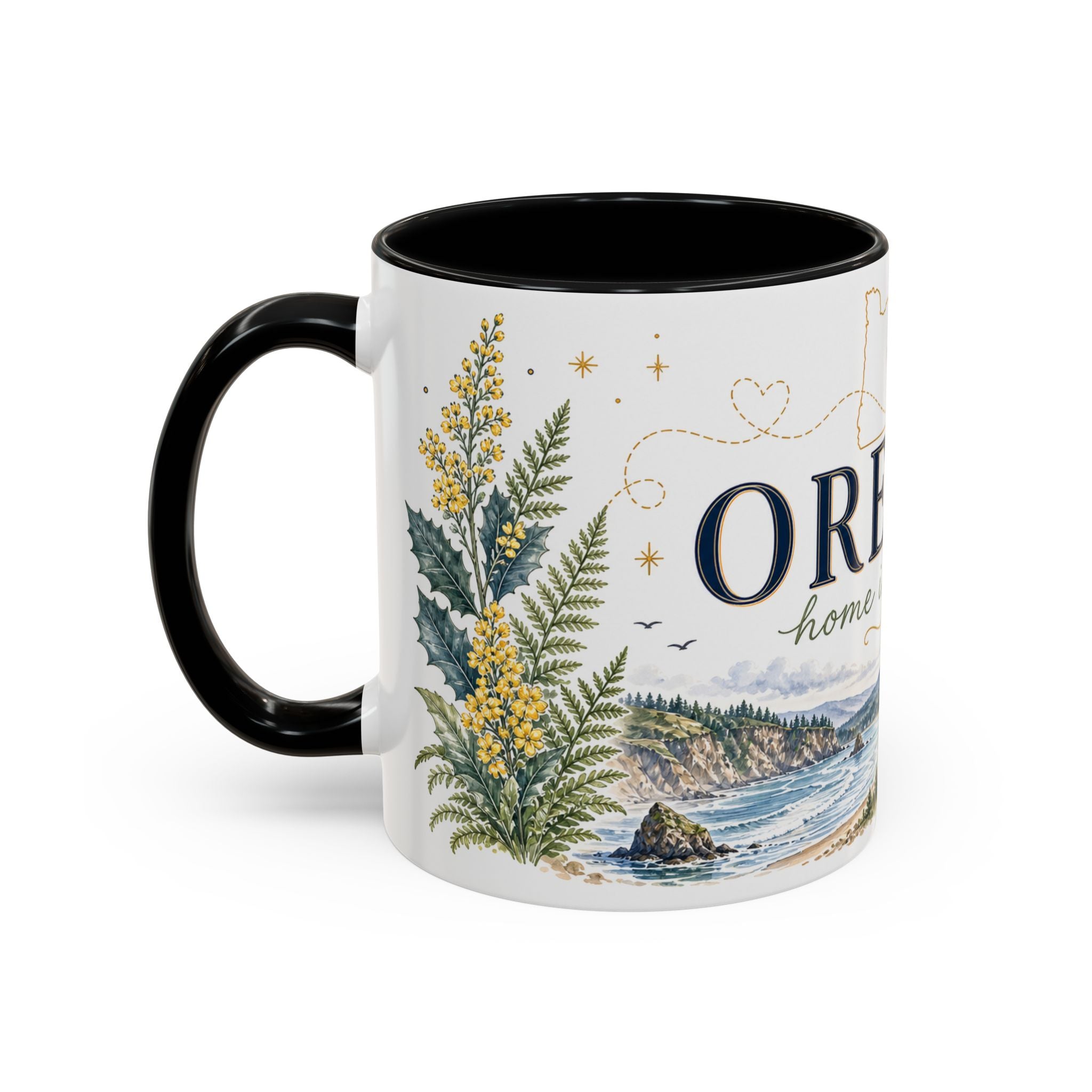 Oregon State Mug | Moving Away, Long Distance Friendship Gift | 11oz 15oz Accent Mug