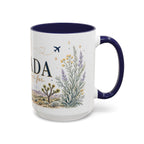 Nevada Home State Mug | Moving Away, Long Distance Friendship Gift | 11oz 15oz Accent Mug