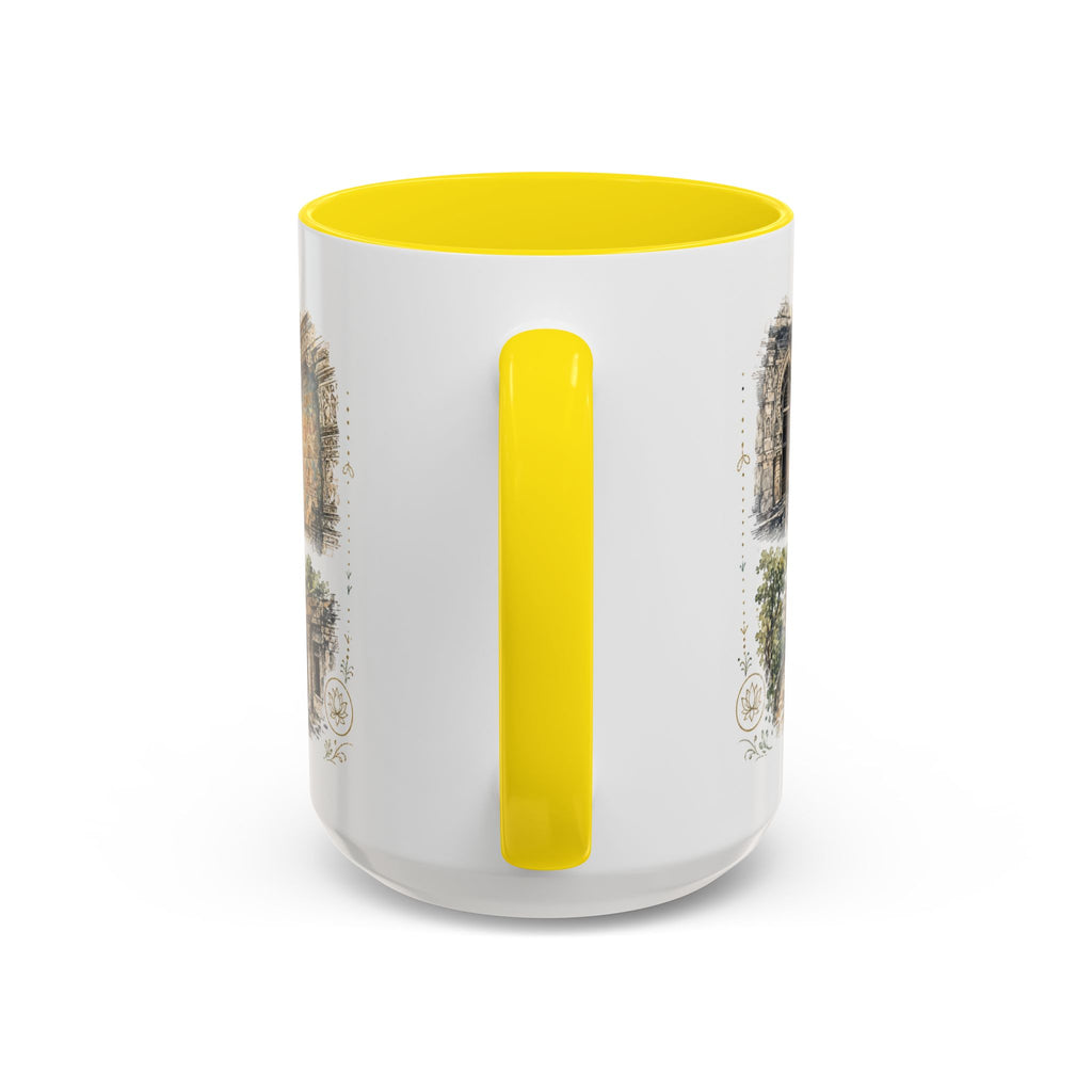 Ajanta Caves Mug, India Travel Souvenir, Bucket List Gift, Accent Ceramic Coffee Mug 11oz 15oz