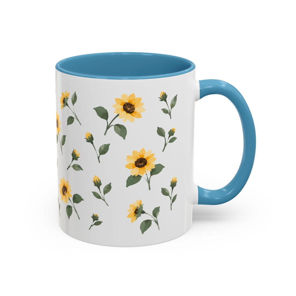 Kansas Sunflower Mug, State Flower Floral Coffee Cup, 11oz Botanical Gift