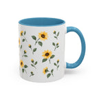 Kansas Sunflower Mug, State Flower Floral Coffee Cup, 11oz Botanical Gift