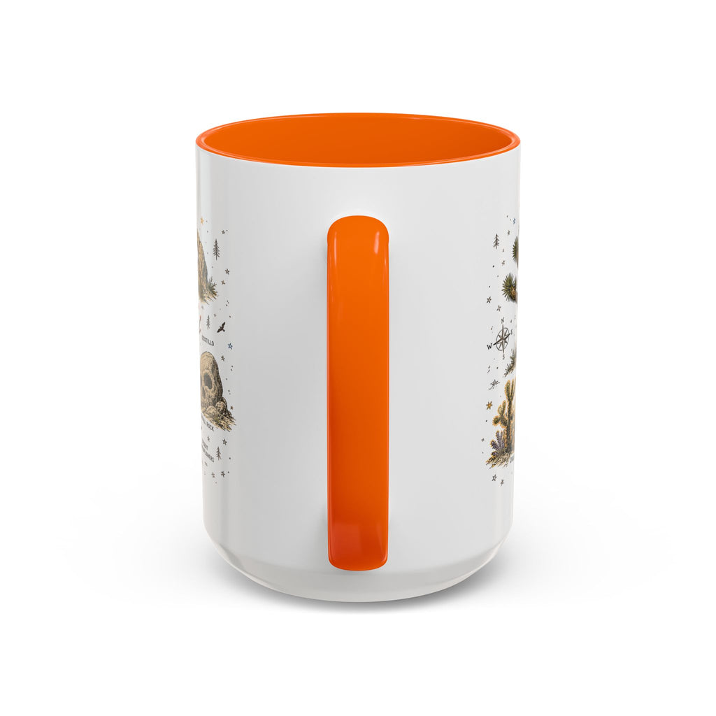 Joshua Tree Coffee Mug | National Park Desert Camping Gift | Accent Color Ceramic 11oz 15oz