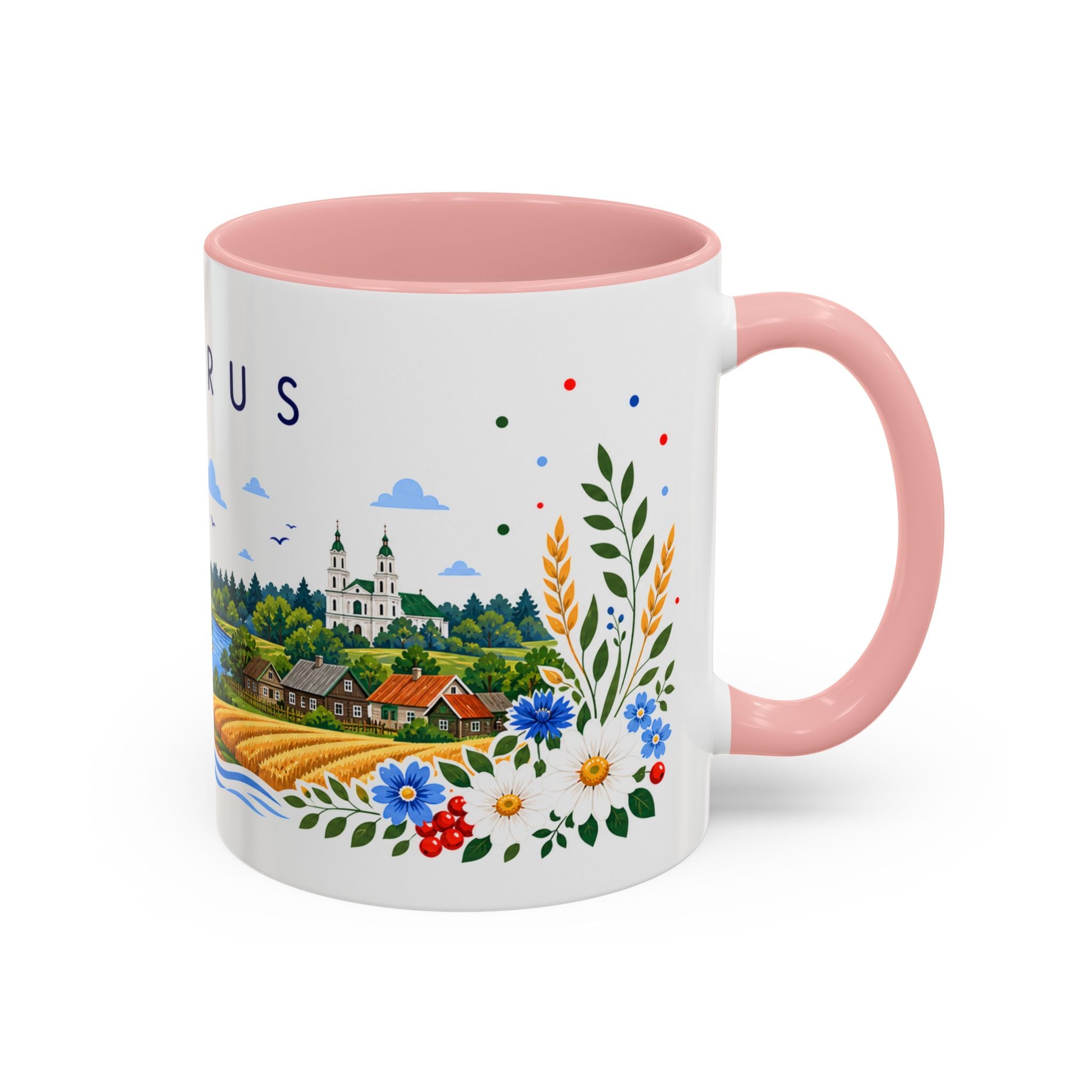 Belarus Coffee Mug | Travel Souvenir Accent Mug | Place Gift Ceramic Cup 11oz 15oz
