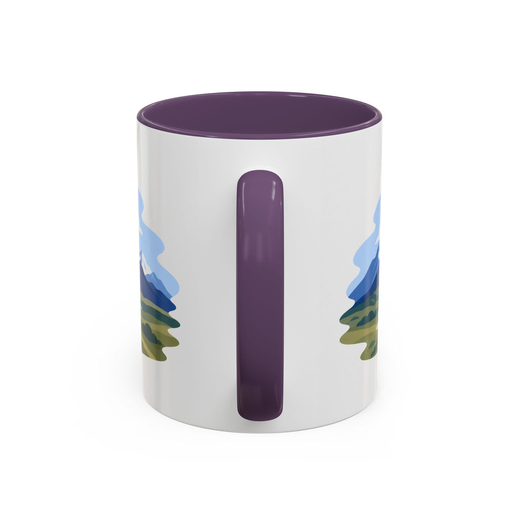 Wrangell-St. Elias National Park Coffee Mug | Solid Color Block Park Souvenir | 11oz 15oz Accent Mug