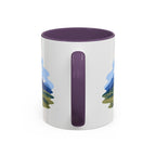 Wrangell-St. Elias National Park Coffee Mug | Solid Color Block Park Souvenir | 11oz 15oz Accent Mug