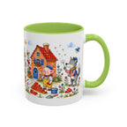 Three Little Pigs Mug | Storybook Fairy Tale Accent Coffee Mug | EveryLegend