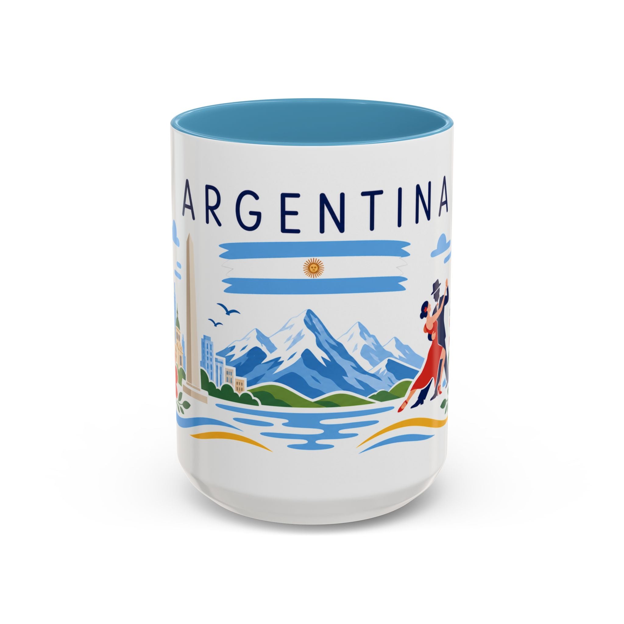 Argentina Coffee Mug | Travel Souvenir Accent Mug | Country Gift Ceramic Cup 11oz 15oz