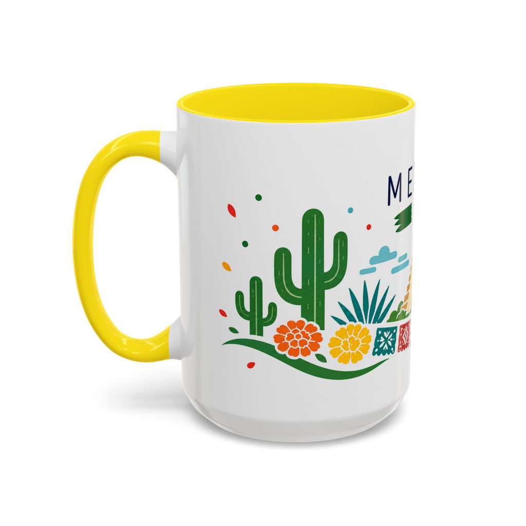 Mexico Coffee Mug | Travel Souvenir Accent Mug | Country Gift Ceramic Cup 11oz 15oz