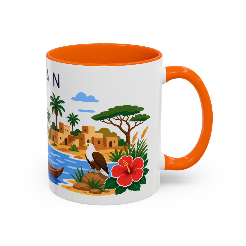 Sudan Home Country Mug | Moving Away Gift | Long Distance Friendship | 11 oz 15 oz Accent Mug