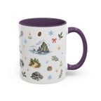 Redwood National Park Christmas Mug | Watercolor Travel Souvenir | Holiday Gift | Accent Ceramic Coffee Cup 11oz 15oz