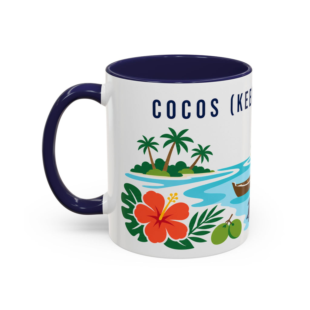 Cocos (Keeling) Islands Coffee Mug | Travel Souvenir Accent Mug | Country Gift Ceramic Cup 11oz 15oz