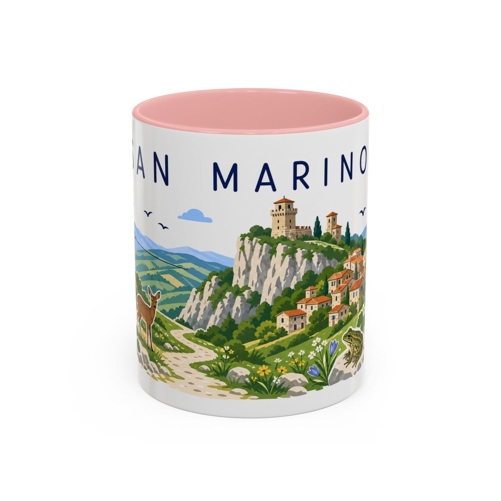 San Marino Coffee Mug | Travel Souvenir Accent Mug | Country Gift Ceramic Cup 11oz 15oz