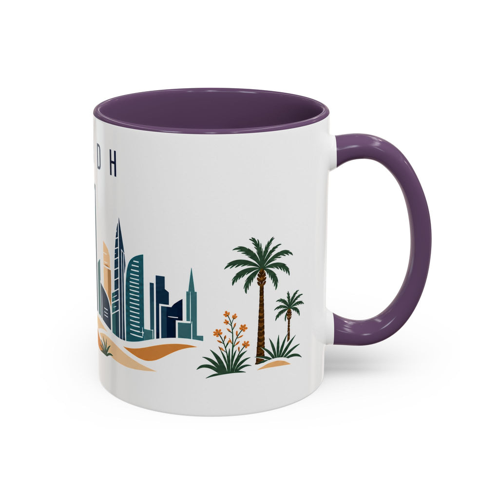 Riyadh Coffee Mug | Saudi Arabia Travel Souvenir | Porcelain Decal City Gift | 11oz 15oz Accent Mug