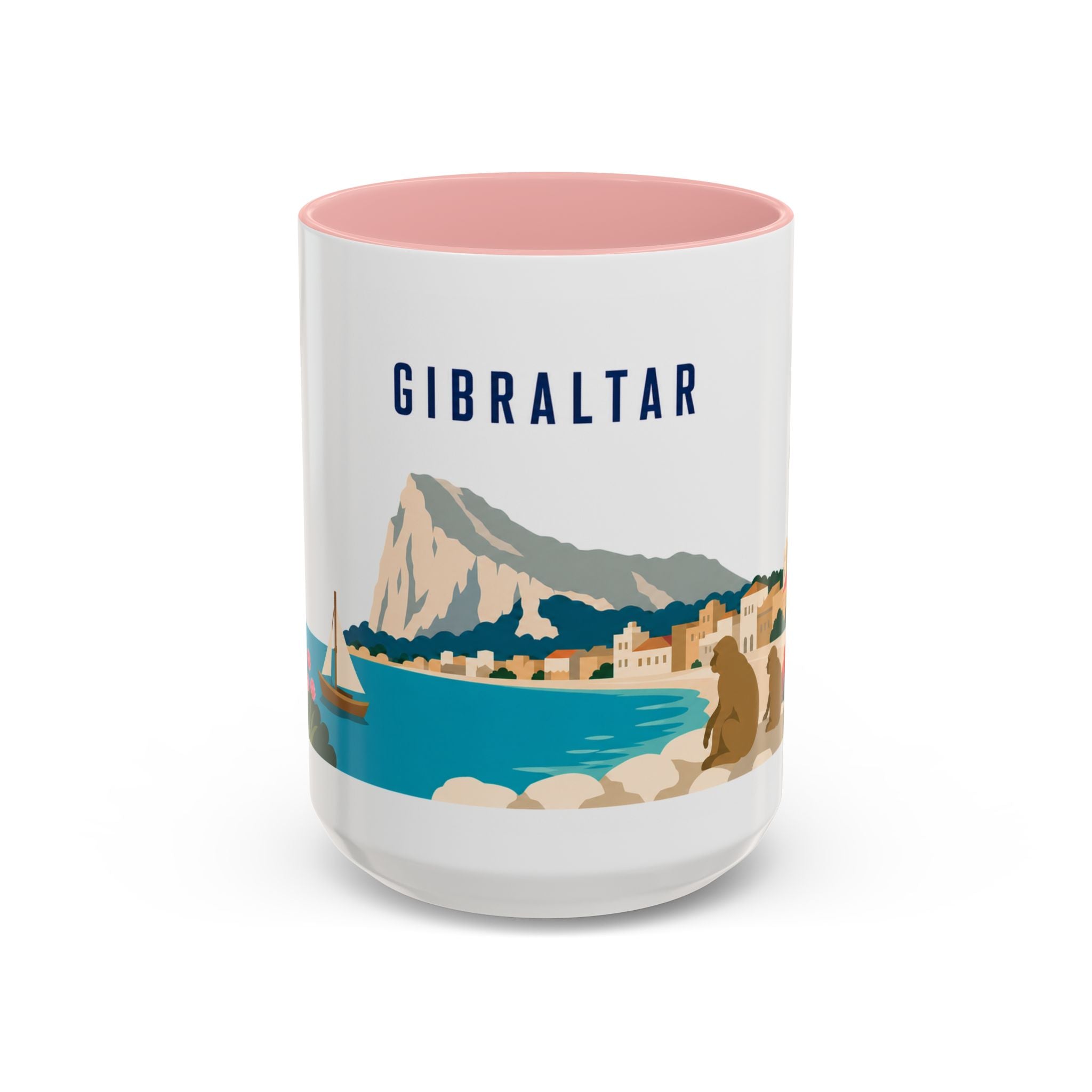 Gibraltar Coffee Mug | Travel Souvenir Accent Mug | Country Gift Ceramic Cup 11oz 15oz