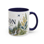 Oregon State Mug | Moving Away, Long Distance Friendship Gift | 11oz 15oz Accent Mug
