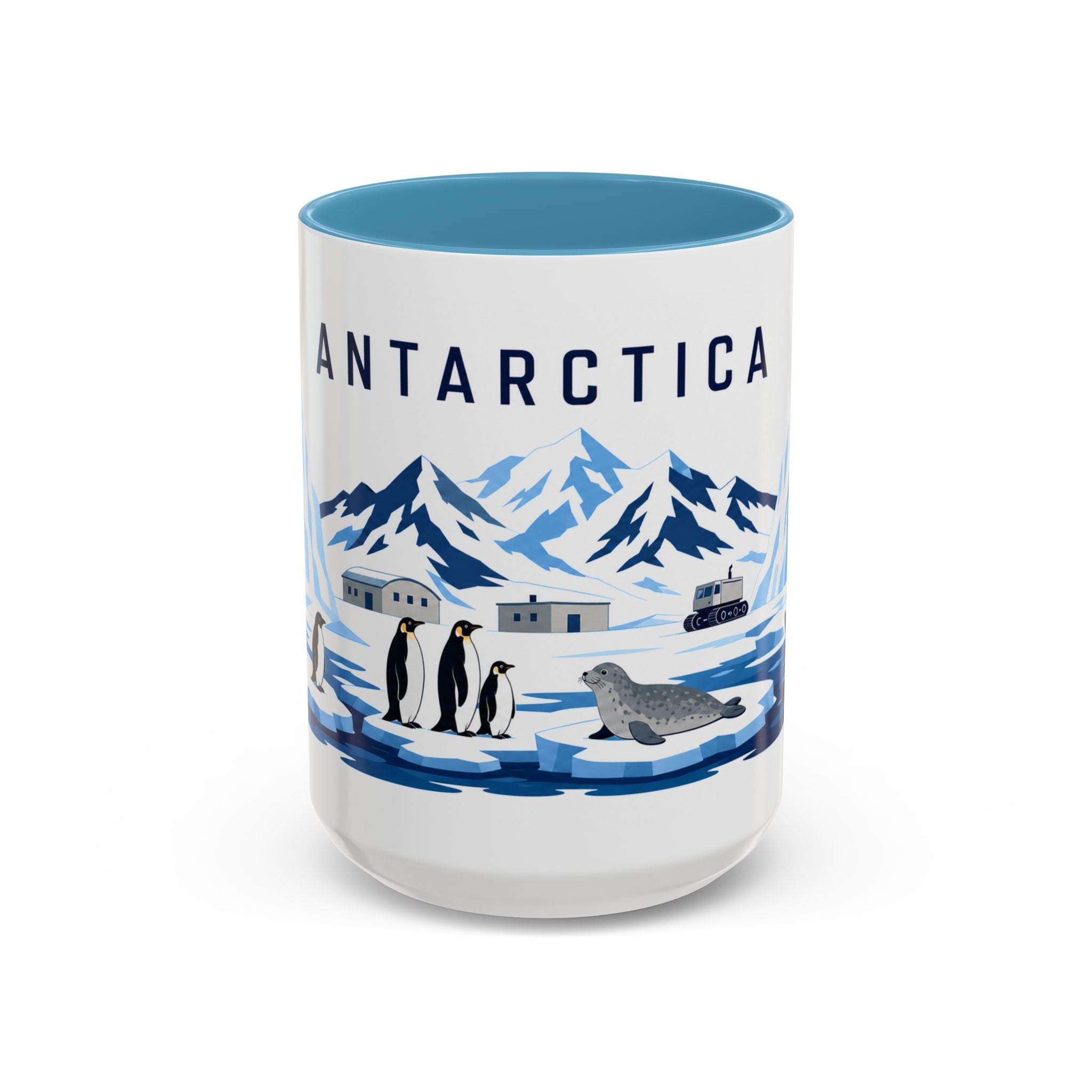 Antarctica Coffee Mug | Travel Souvenir Accent Mug | Country Gift Ceramic Cup 11oz 15oz