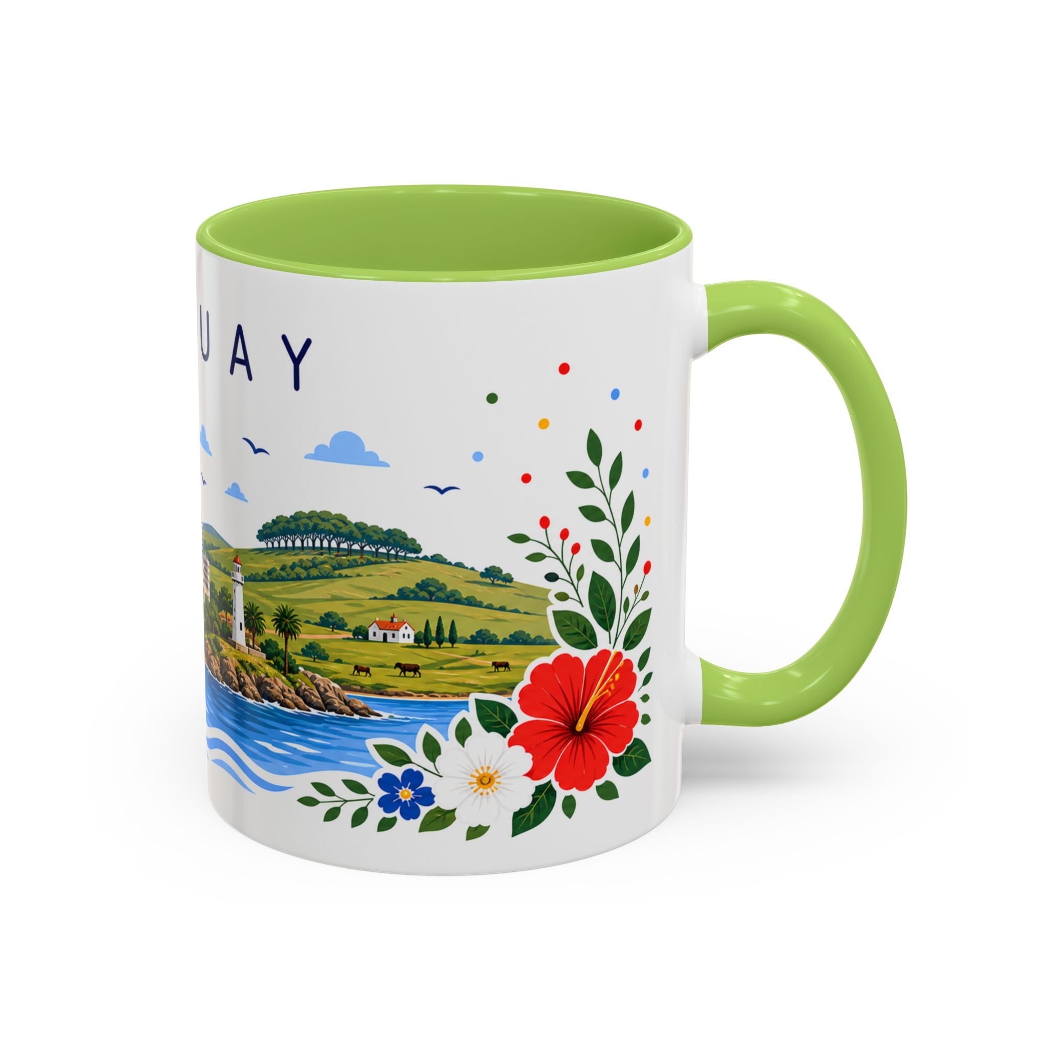 Uruguay Coffee Mug | Travel Souvenir Accent Mug | Place Gift Ceramic Cup 11oz 15oz