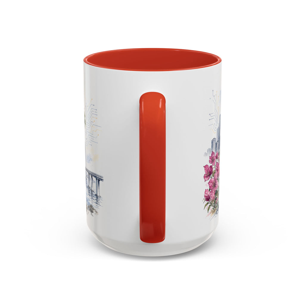 Shenzhen Coffee Mug | China Travel Souvenir | Vintage Illustrated City Gift | 11 oz 15 oz Accent Mug