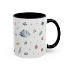 Olympic National Park Christmas Mug | Watercolor Travel Souvenir | Holiday Gift | Accent Ceramic Coffee Cup 11oz 15oz