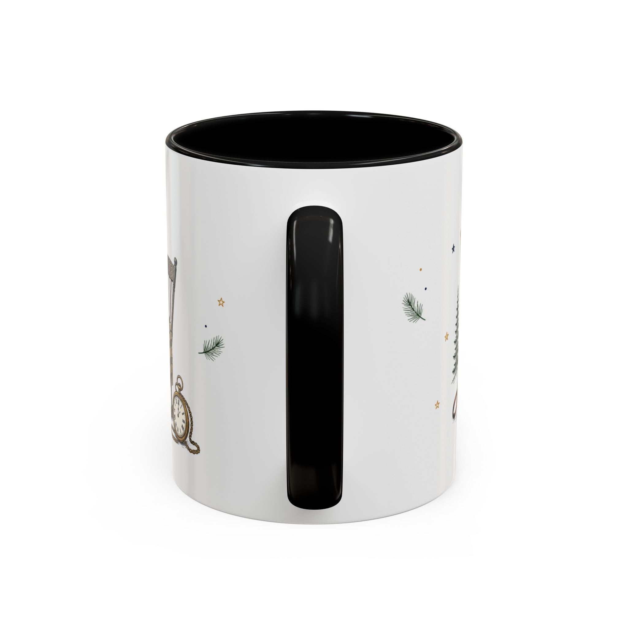 Grandpa's Stories Are The Best Coffee Mug | Gift From Grandkids | Accent Color Ceramic 11oz 15oz