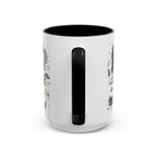 Mount Rainier Coffee Mug | National Park Hiking Washington Gift | Accent Color Ceramic 11oz 15oz