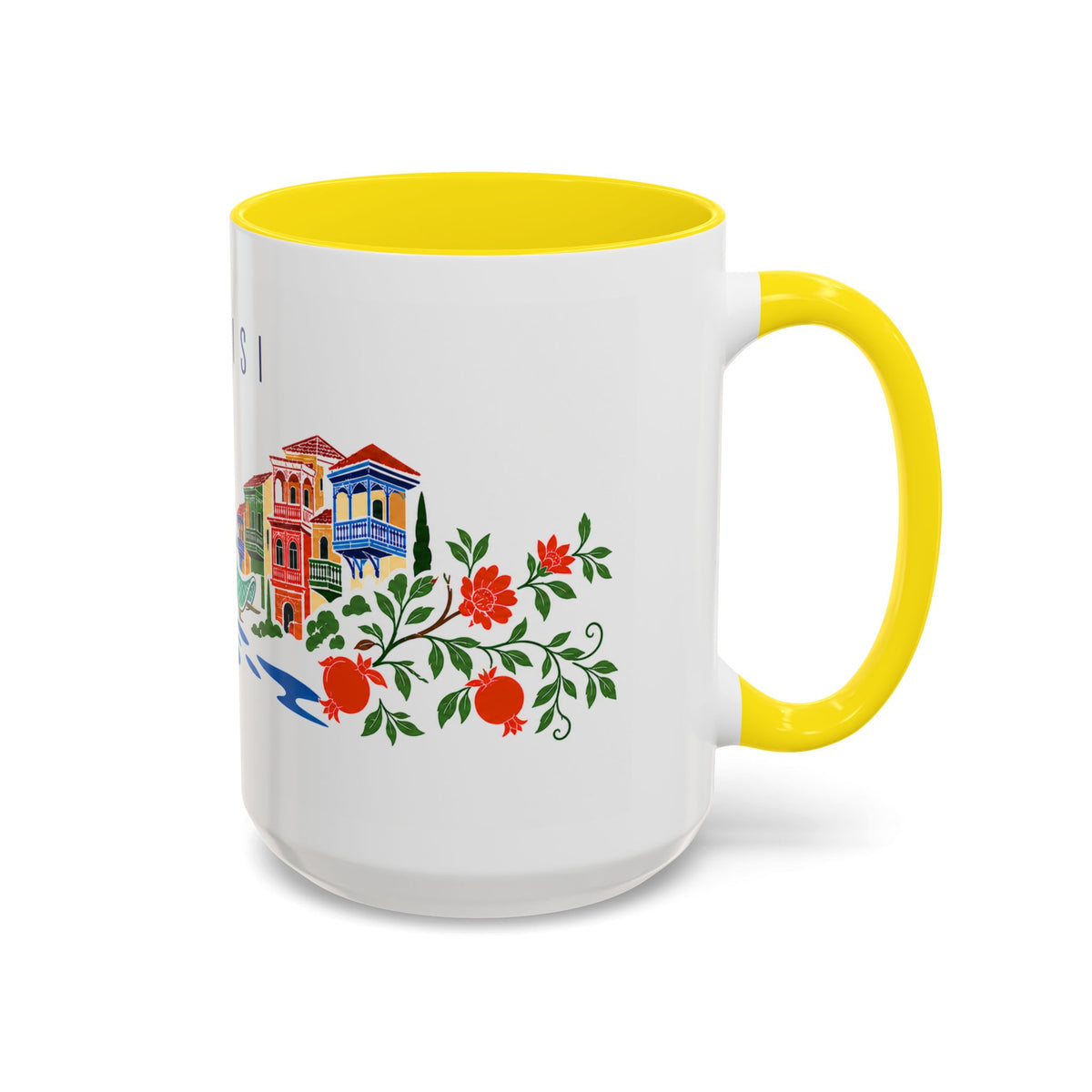 Tbilisi Coffee Mug | Georgia Travel Souvenir | Porcelain Decal City Gift | 11oz 15oz Accent Mug