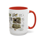 Mammoth Cave National Park Coffee Mug | Kentucky Cave Exploration Hiking Gift | Accent Color Ceramic 11oz 15oz