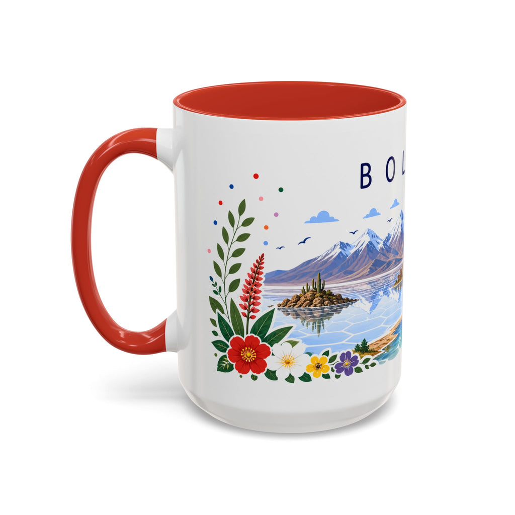 Bolivia Coffee Mug | Travel Souvenir Accent Mug | Place Gift Ceramic Cup 11oz 15oz