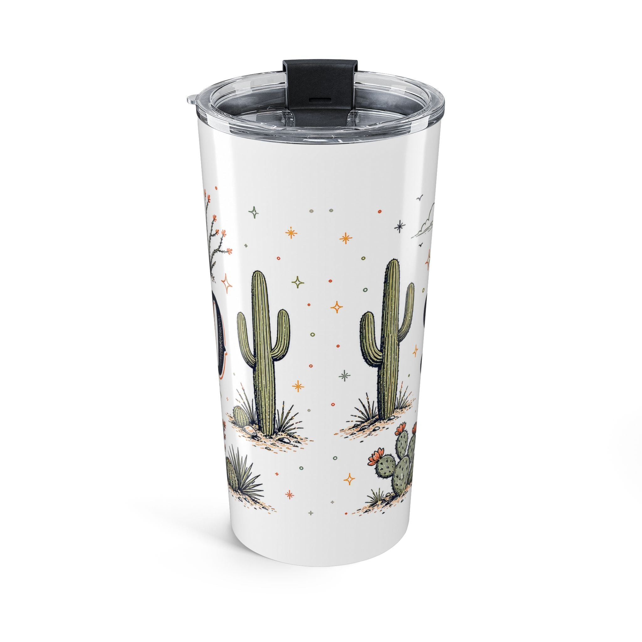 Saguaro National Park 20oz Tumbler | Arizona Desert Cactus Sunset Gift | Insulated Stainless Steel Travel Cup