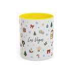 Las Vegas Christmas Mug | Watercolor City Souvenir, Travel Memories (11oz, 15oz)