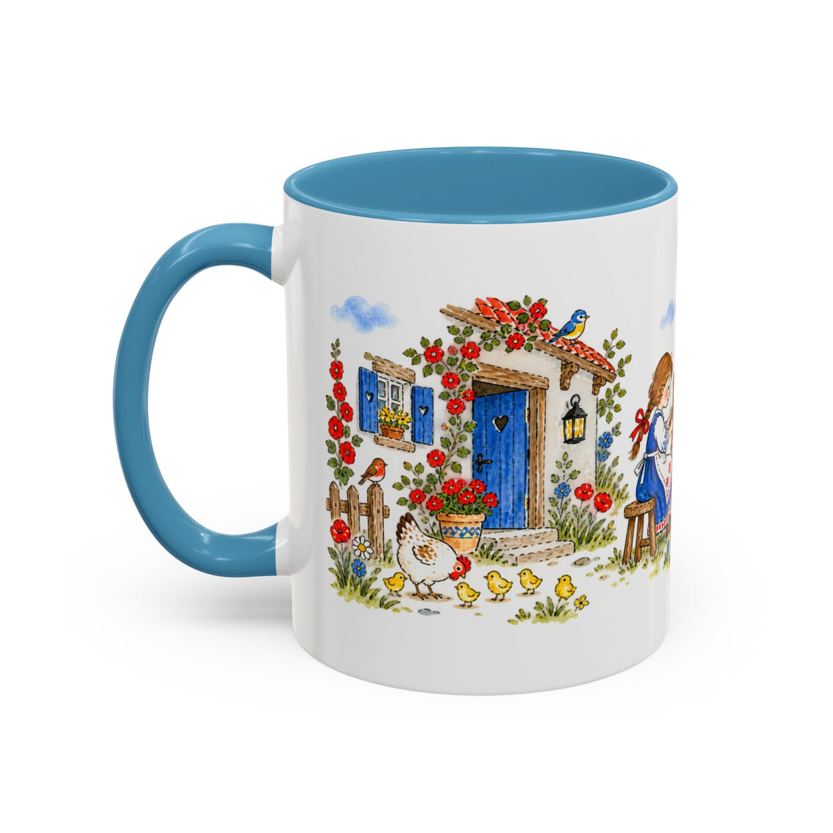 Spindle Shuttle and Needle Mug | Storybook Fairy Tale Accent Coffee Mug | EveryLegend