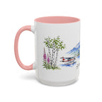 Anchorage Illustrated Travel Mug | City Souvenir Accent Coffee Mug | 11oz 15oz Ceramic Cup