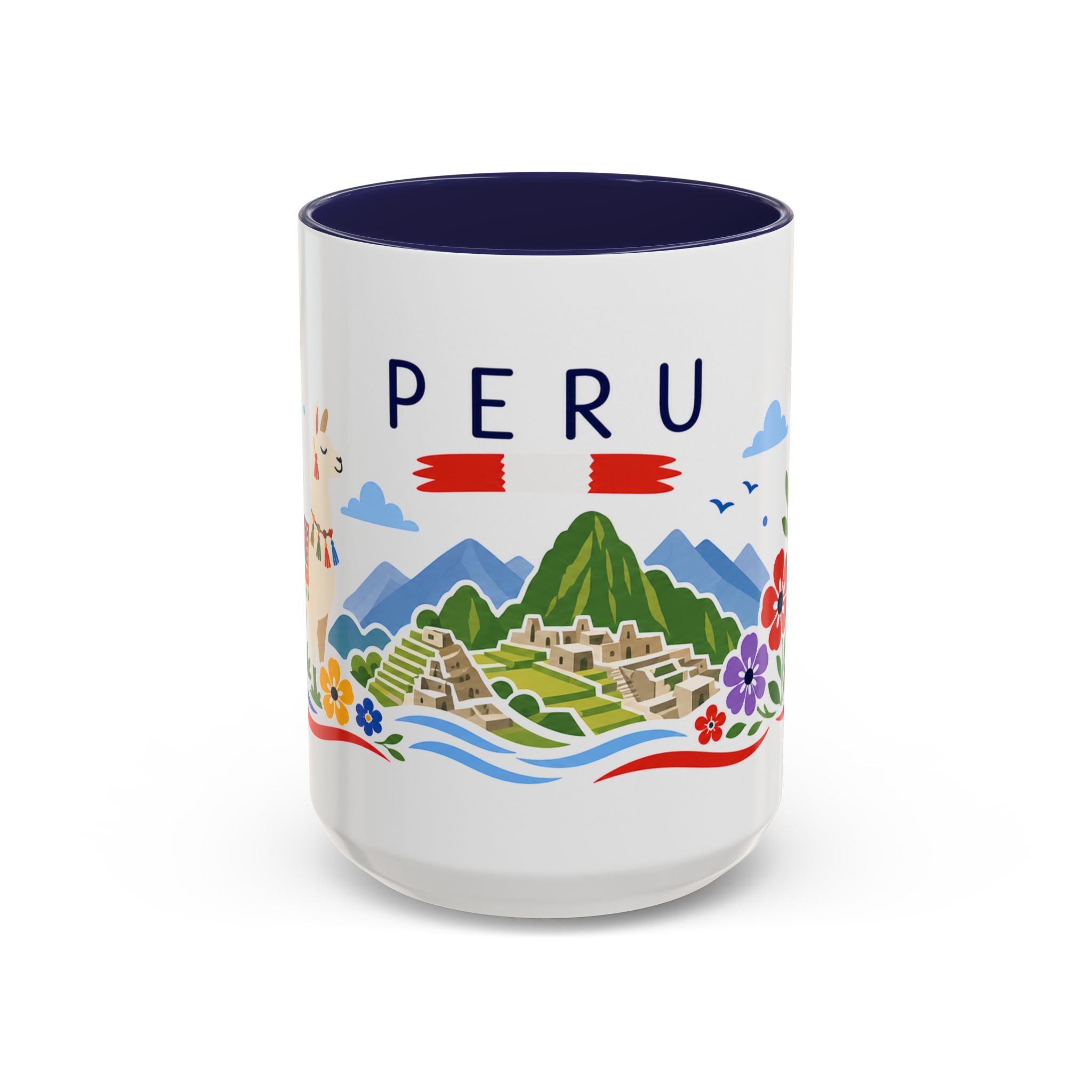 Peru Coffee Mug | Travel Souvenir Accent Mug | Country Gift Ceramic Cup 11oz 15oz