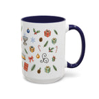 Budapest Christmas Mug | Watercolor City Souvenir | Ceramic Coffee Cup (11oz 15oz)