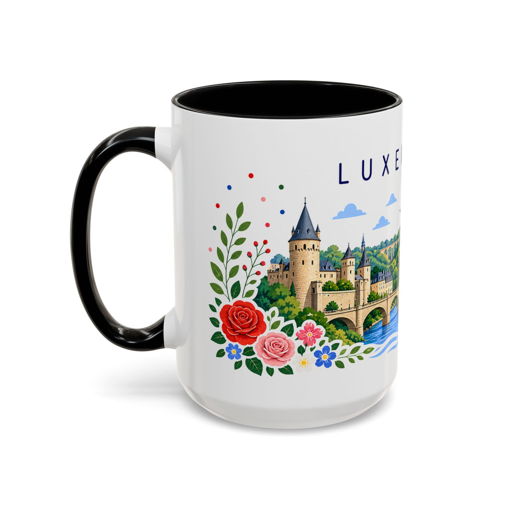 Luxembourg Coffee Mug | Travel Souvenir Accent Mug | Place Gift Ceramic Cup 11oz 15oz