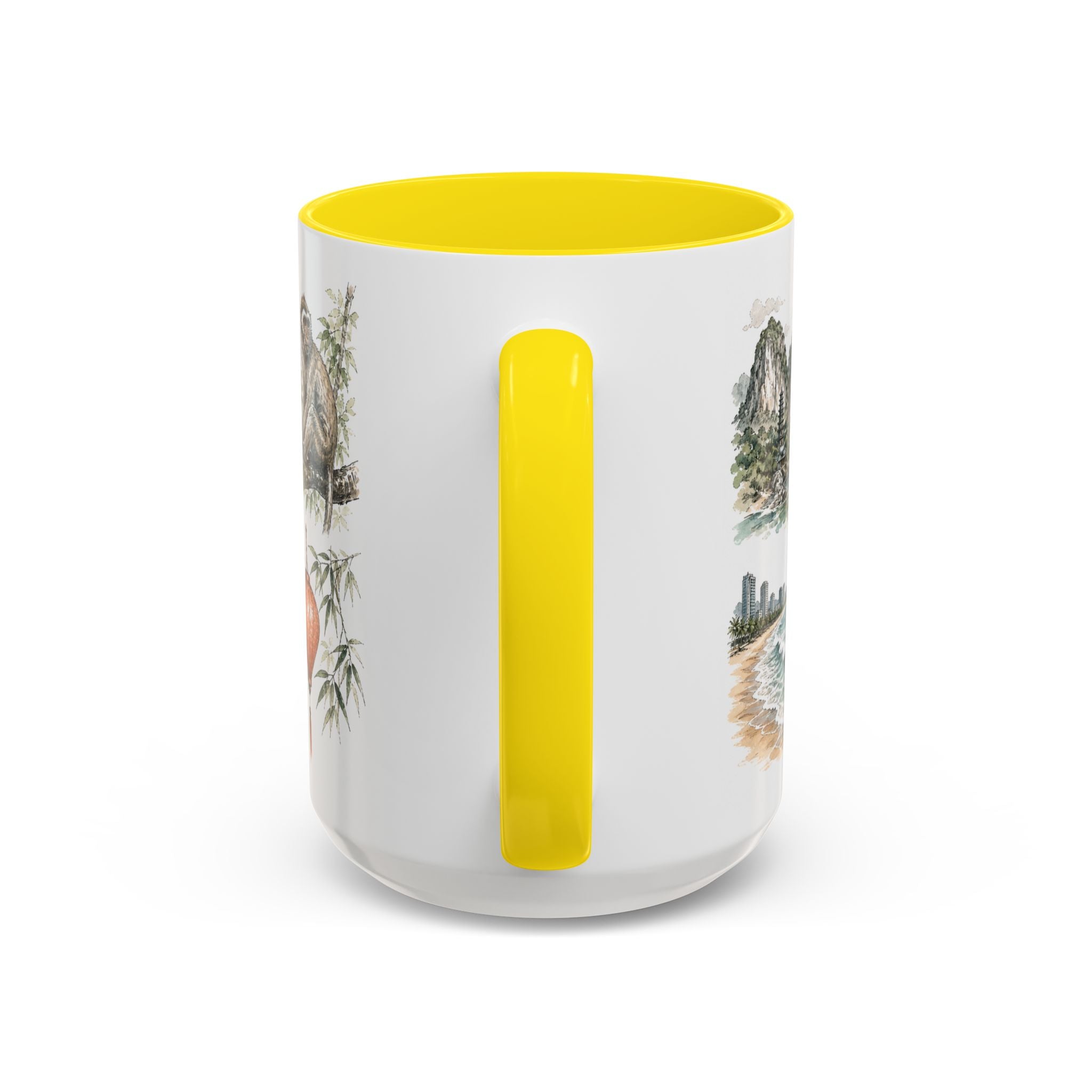 Da Nang Coffee Mug | Vietnam Travel Souvenir | Vintage Illustrated City Gift | 11 oz 15 oz Accent Mug