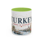 Turkey Home Country Mug | Moving Away Gift | Long Distance Friendship | 11 oz 15 oz Accent Mug