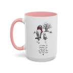 King Lion Dad Coffee Mug | Father's Day Pride Accent Ceramic (11oz 15oz)