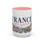 France Home Country Mug | Moving Away Gift | Long Distance Friendship | 11 oz 15 oz Accent Mug