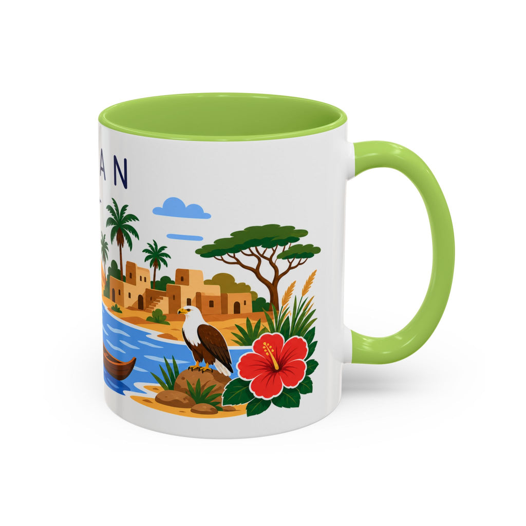 Sudan Home Country Mug | Moving Away Gift | Long Distance Friendship | 11 oz 15 oz Accent Mug