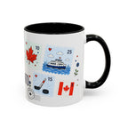 Toronto Coffee Mug | Postage Stamp Collage Mug | Travel Souvenir Accent Cup 11oz 15oz